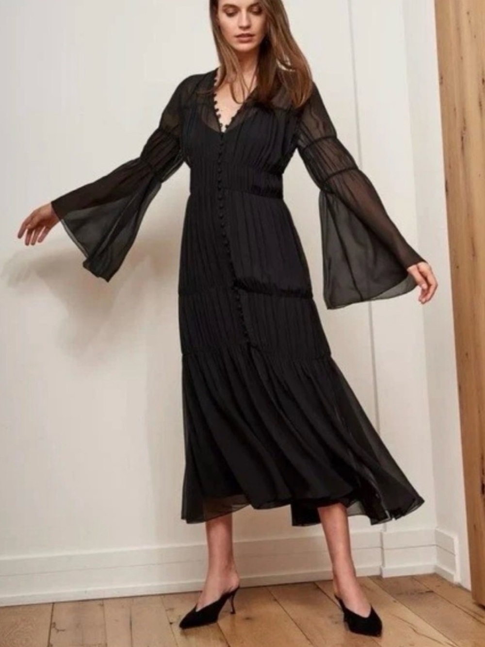 La Ligne Eze Dress (Black)